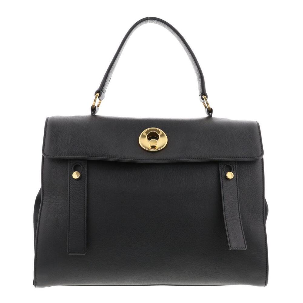 SAINT LAURENT Muse Two Shoulder Bag Black Leather
